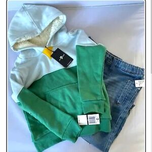 7 For All Mankind Boys Sherpa Lined Hood Hoodie & Jeans 2-PC Set - 24 Months